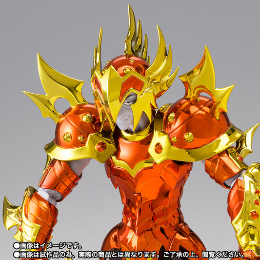 Figura Colección Anime Myth Cloth EX - Kasa De Lymnades (Saint Seiya) - Vista de perfil y caja