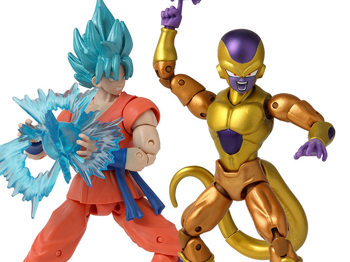 GOKU BLUE VS GOLDEN FREEZER DRAGON BALL SUPER DRAGON STARS