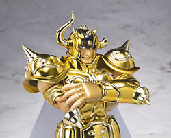 Figura Bandai Myth Cloth - Aldebaran De Tauro - Vista de perfil y caja