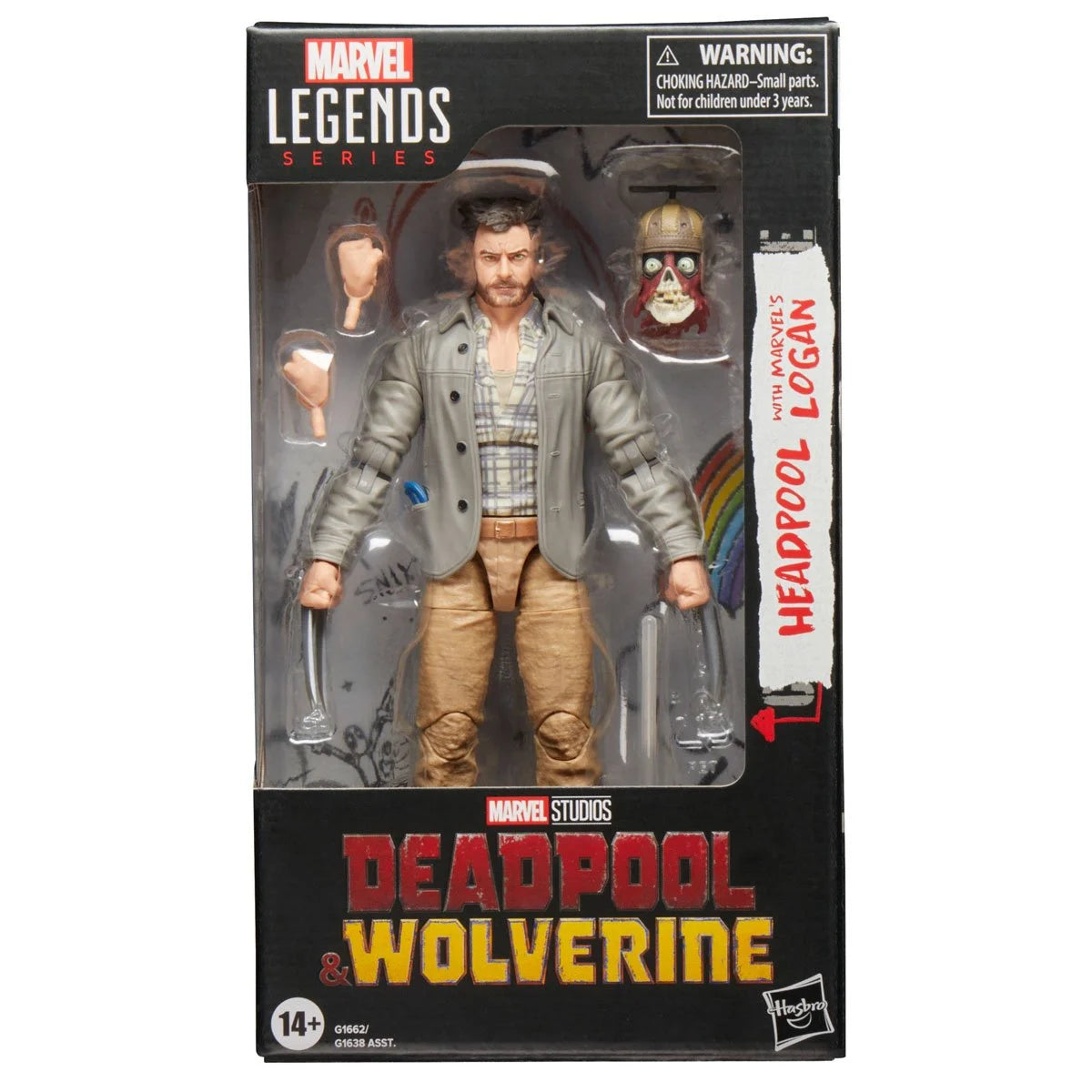 Headpool y Logan de Marvel Legends