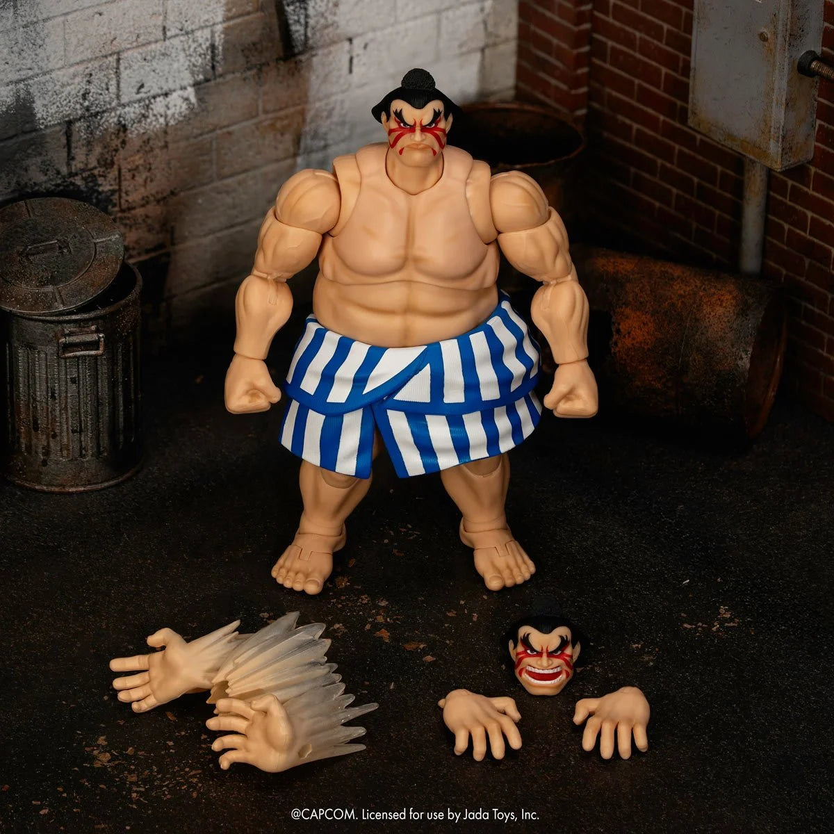 E. Honda Deluxe Ultra Street Fighter II Jada Toys
