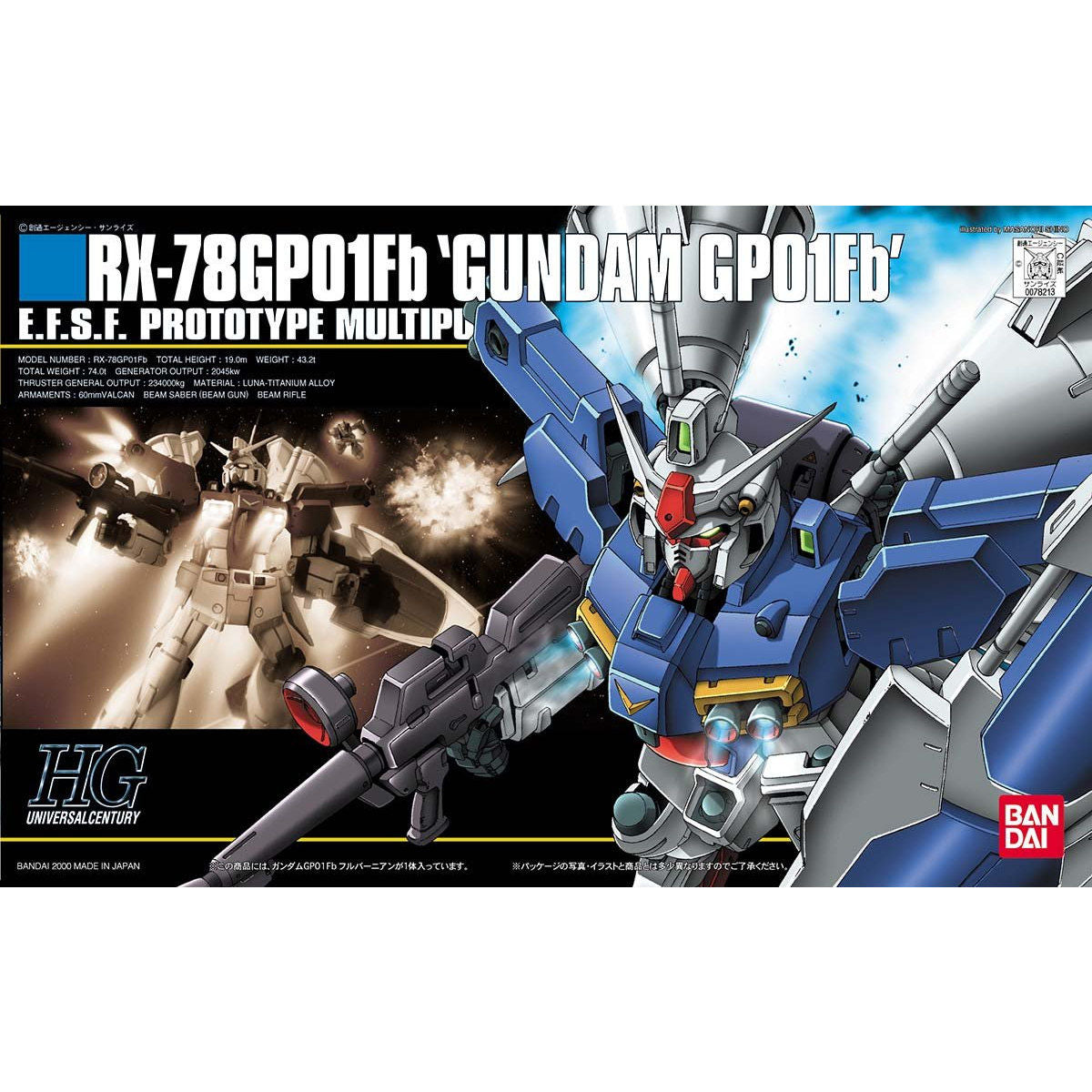 Gundam RX-78 GP-01Fb HGUC 1/144