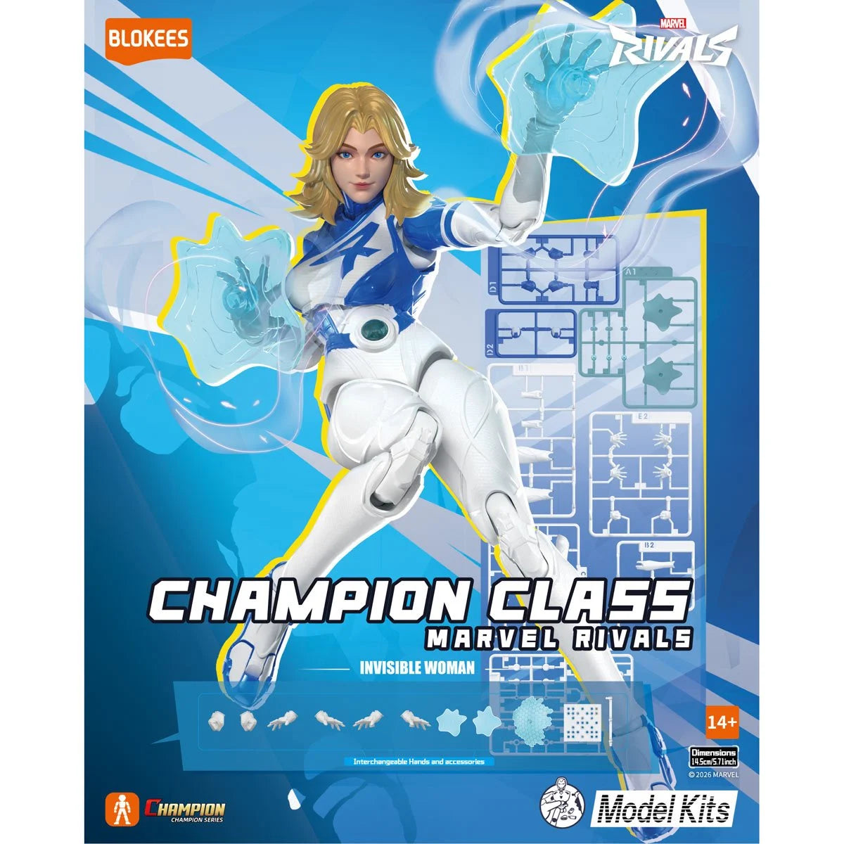 Invisible Woman Fantastic Four Marvel Rivals Champion Class Model Kit