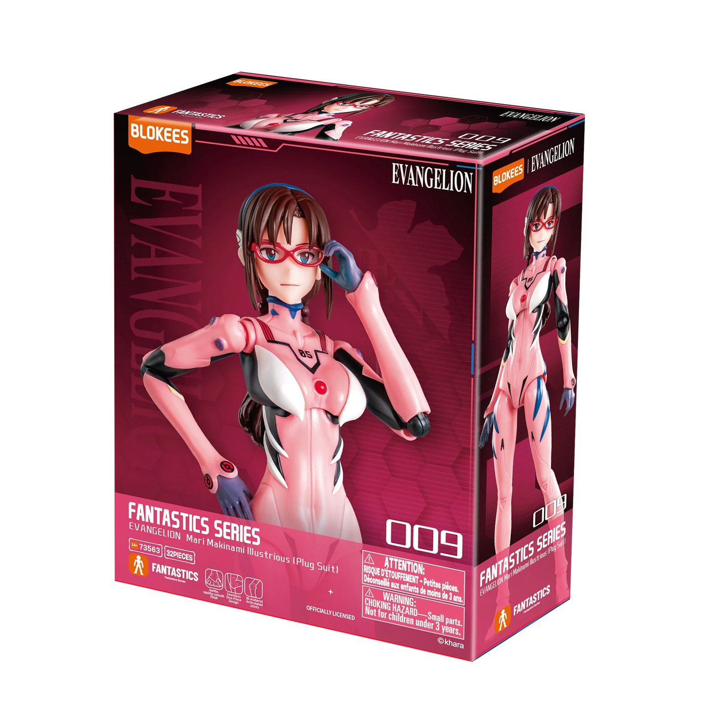 Mari Makinami Illustrious Evangelion Fantastics Series Blokees
