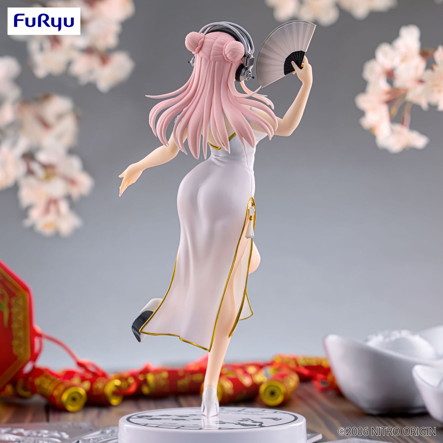SUPER SONICO Trio-Try-iT White China Dress Furyu