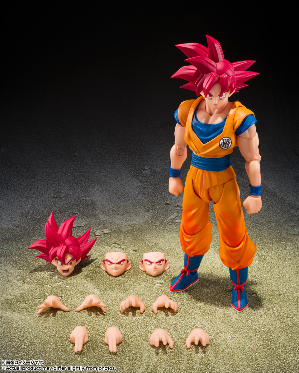 Son Goku Super Saiyan God God Aura Dragon Ball SH Figuarts