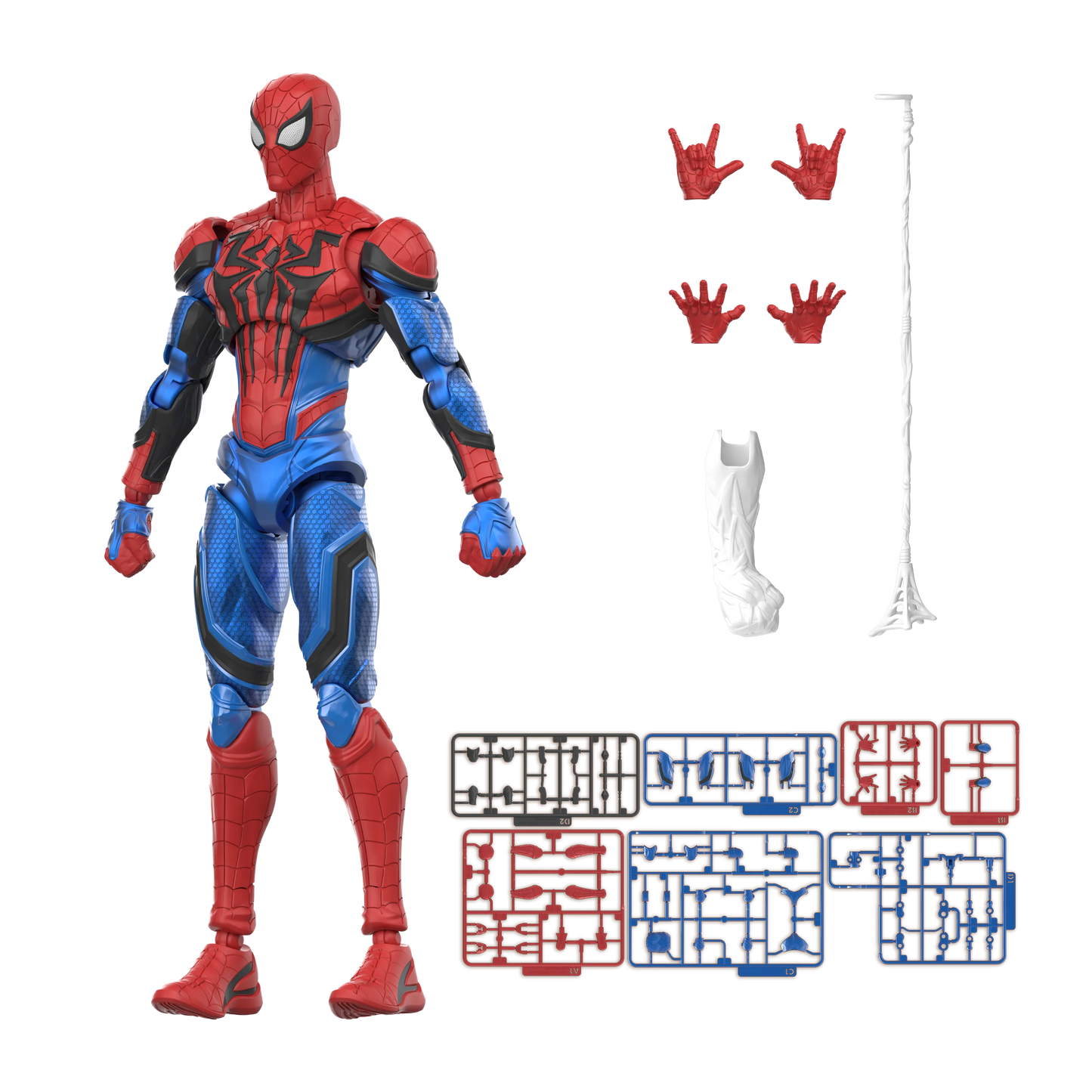 Spider-Man Marvel Rivals Champion Class 06 Model Kits Blokees