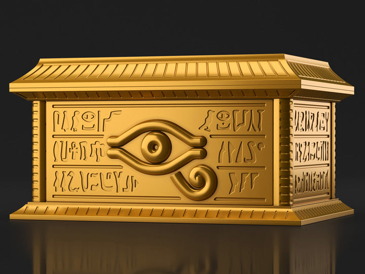 GOLD SARCOPHAGUS ULTIMAGEAR MILLENNIUM PUZZLE
